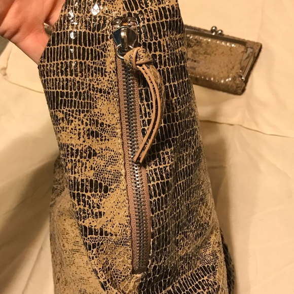 AUTHENTIC HOBO Gabor Style Shoulder Bag & Wallet - Picture 2 of 8